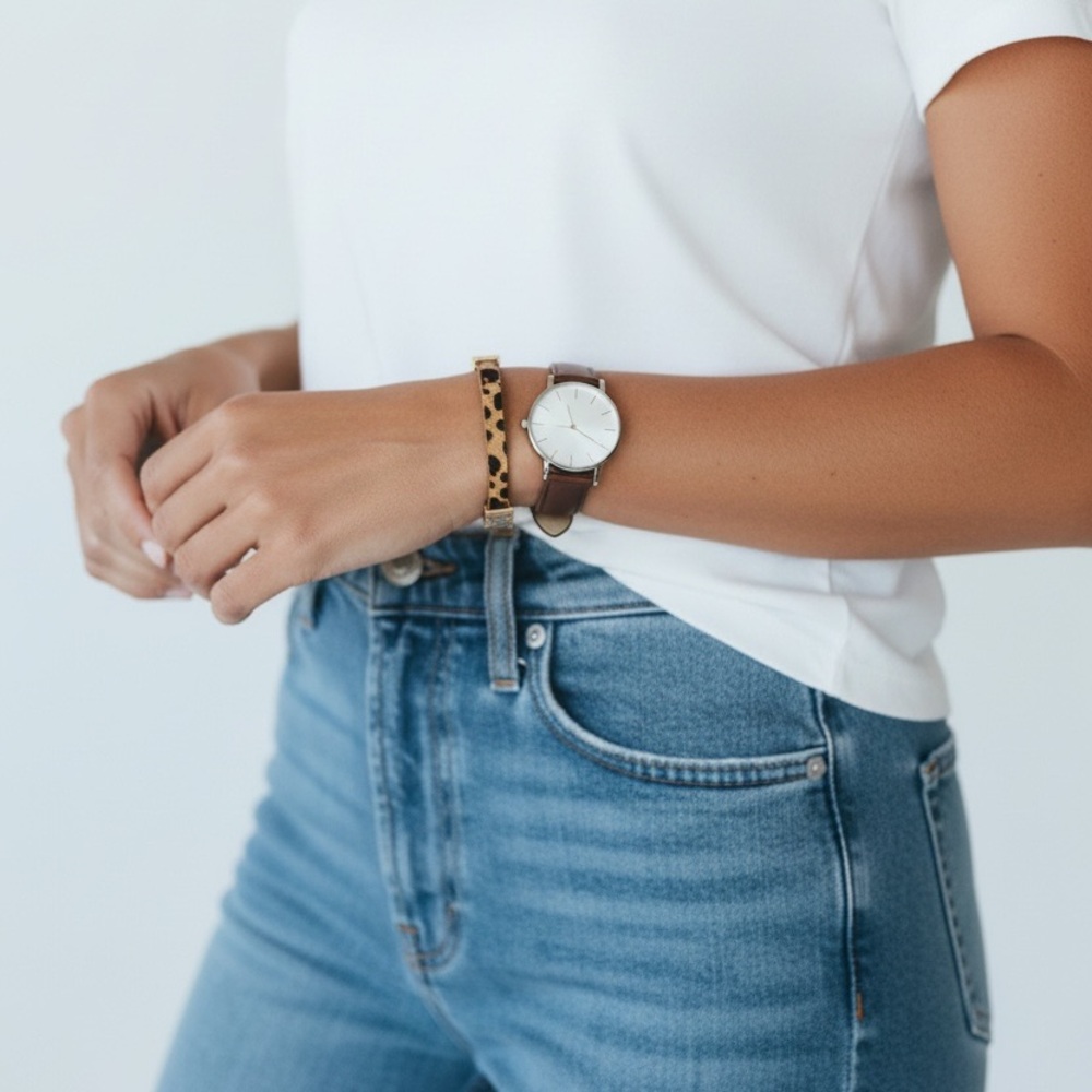 ❤️Brown Leather Strap bracelet